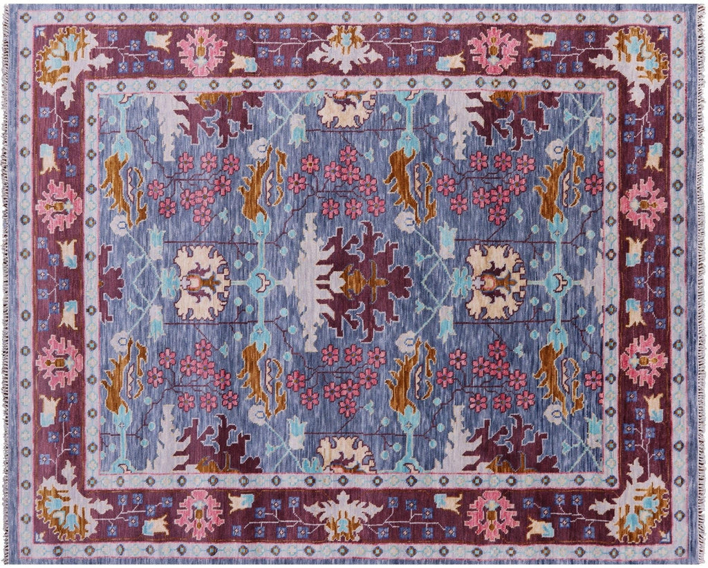 Hand Knotted William Morris Wool Rug - Manhattan Rugs