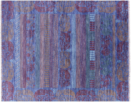 Handmade Persian Gabbeh Elephant Design Wool Rug - Manhattan Rugs