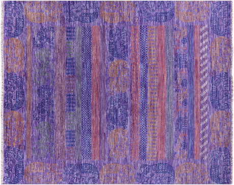 Persian Gabbeh Elephant Design Handmade Wool Rug - Manhattan Rugs