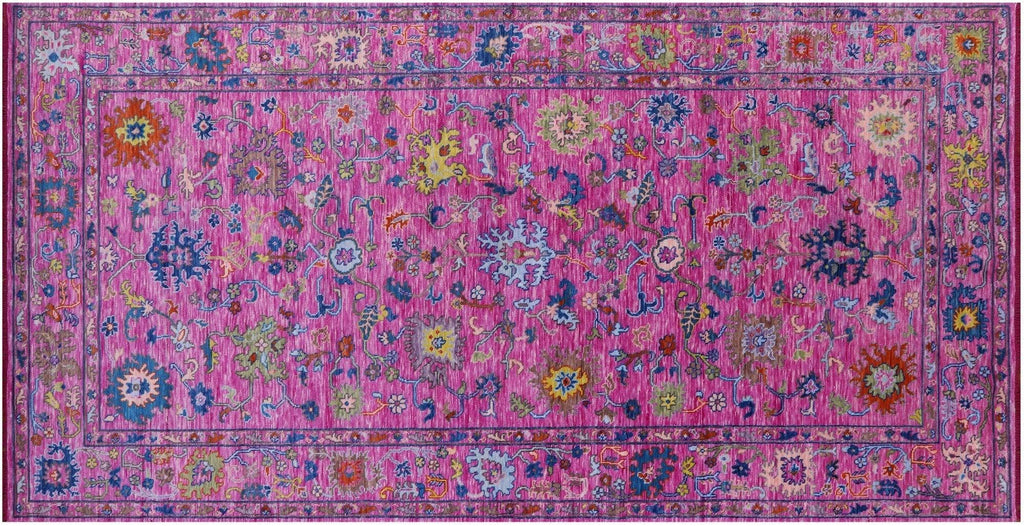 Turkish Oushak Handmade Wool Rug - Manhattan Rugs