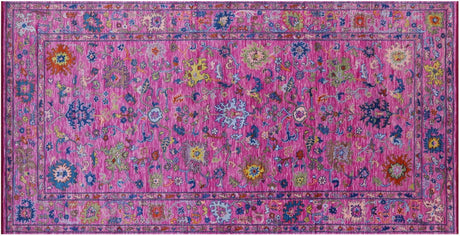 Turkish Oushak Handmade Wool Rug - Manhattan Rugs