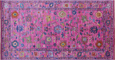 Turkish Oushak Hand-Knotted Wool Rug - Manhattan Rugs