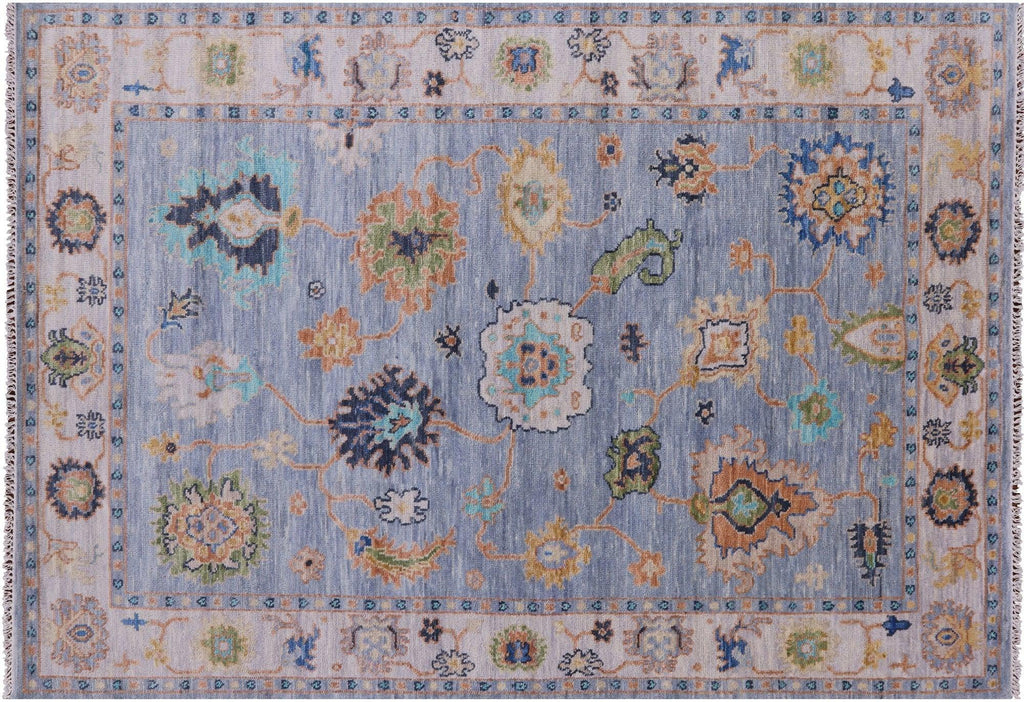 Turkish Oushak Handmade Wool Rug - Manhattan Rugs
