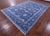 Blue 9' 0" X 12' 4" Persian Tabriz Hand-Knotted Wool & Silk Rug - Q13684