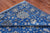 Blue 8' 1" X 9' 11" Persian Tabriz Handmade Wool & Silk Rug - Q13690
