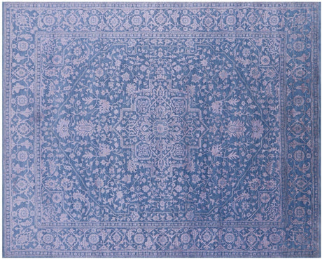 Persian Heriz Serapi Wool & Silk Hand Knotted Rug - Manhattan Rugs