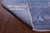 Blue Persian Heriz Serapi Wool & Silk Hand Knotted Rug 8' 2" X 10' 1" - Q13694