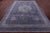Grey 9' 0" X 12' 4" Persian Tabriz Wool & Silk Hand Knotted Rug - Q13699
