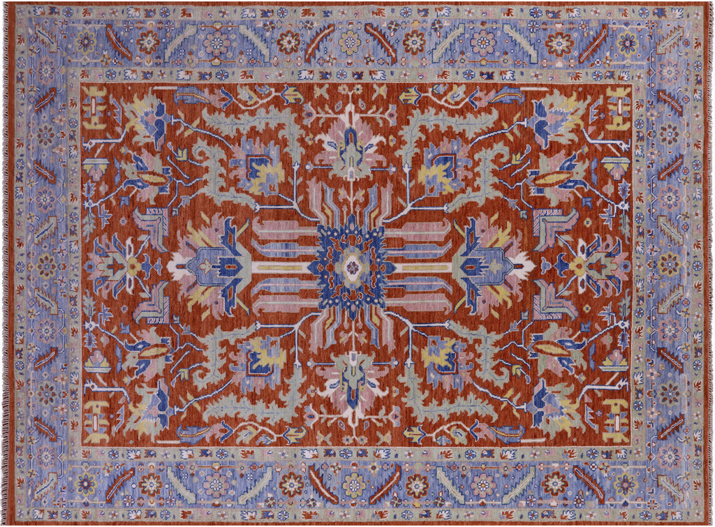 Persian Heriz Serapi Hand Knotted Wool Rug