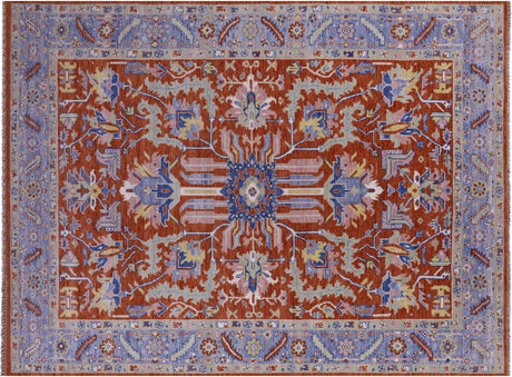 Persian Heriz Serapi Hand Knotted Wool Rug