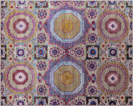 Hand Knotted Mamluk Wool & Silk Rug - Manhattan Rugs