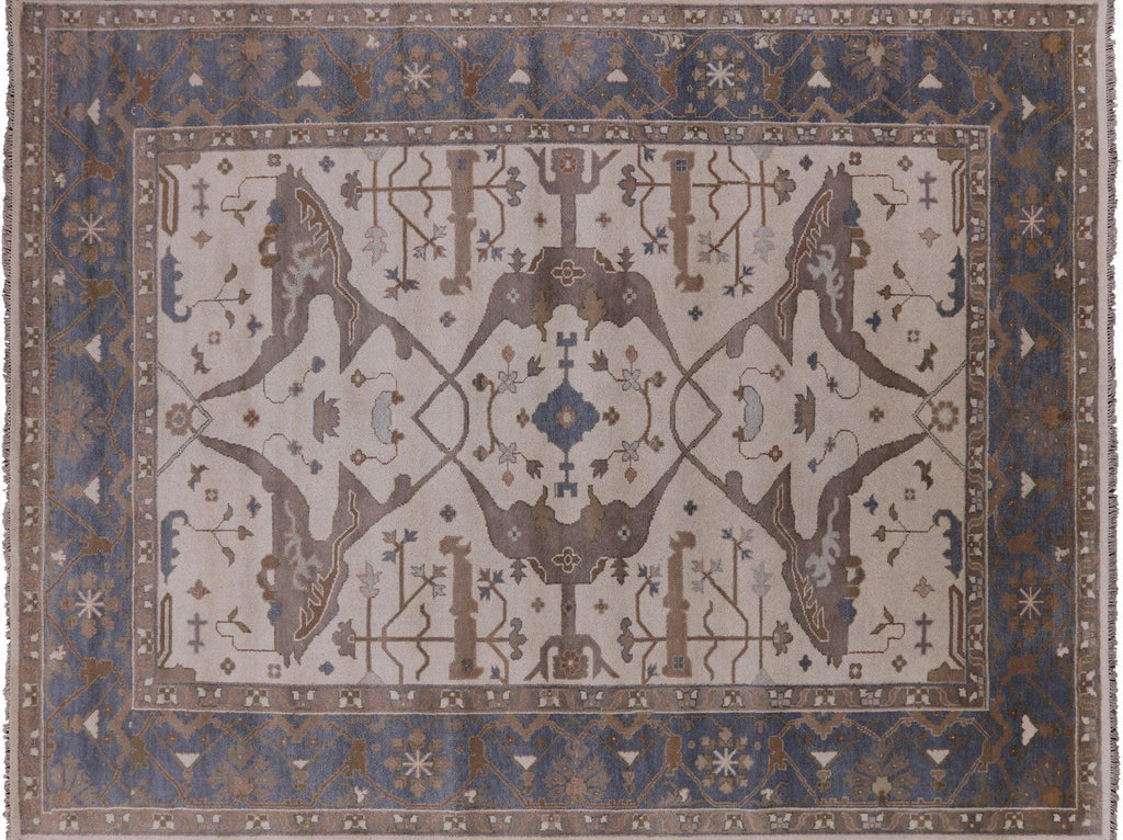 Oushak Handmade Wool Area Rug - Manhattan Rugs