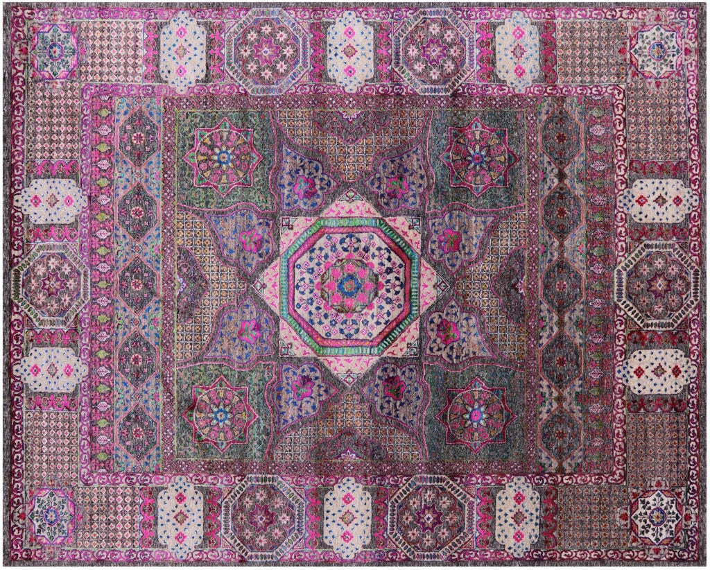 Mamluk Hand Knotted Wool & Silk Rug - Manhattan Rugs