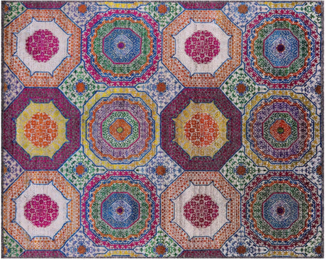 Wool & Silk Mamluk Hand Knotted Rug - Manhattan Rugs