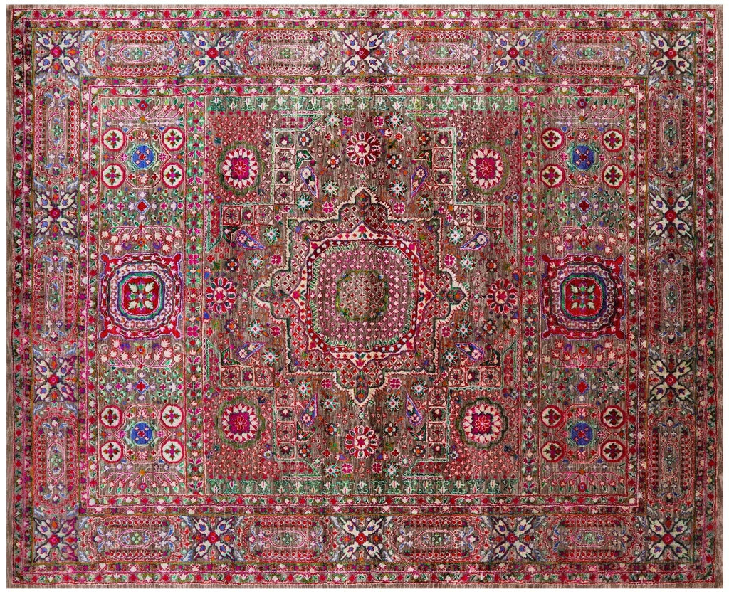 Wool & Silk Mamluk Hand Knotted Rug - Manhattan Rugs