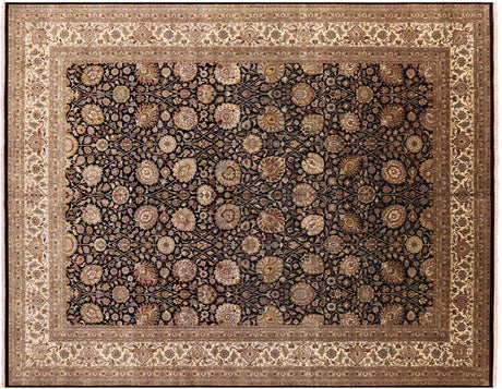 Persian Tabriz Hand Knotted Wool Rug - Manhattan Rugs