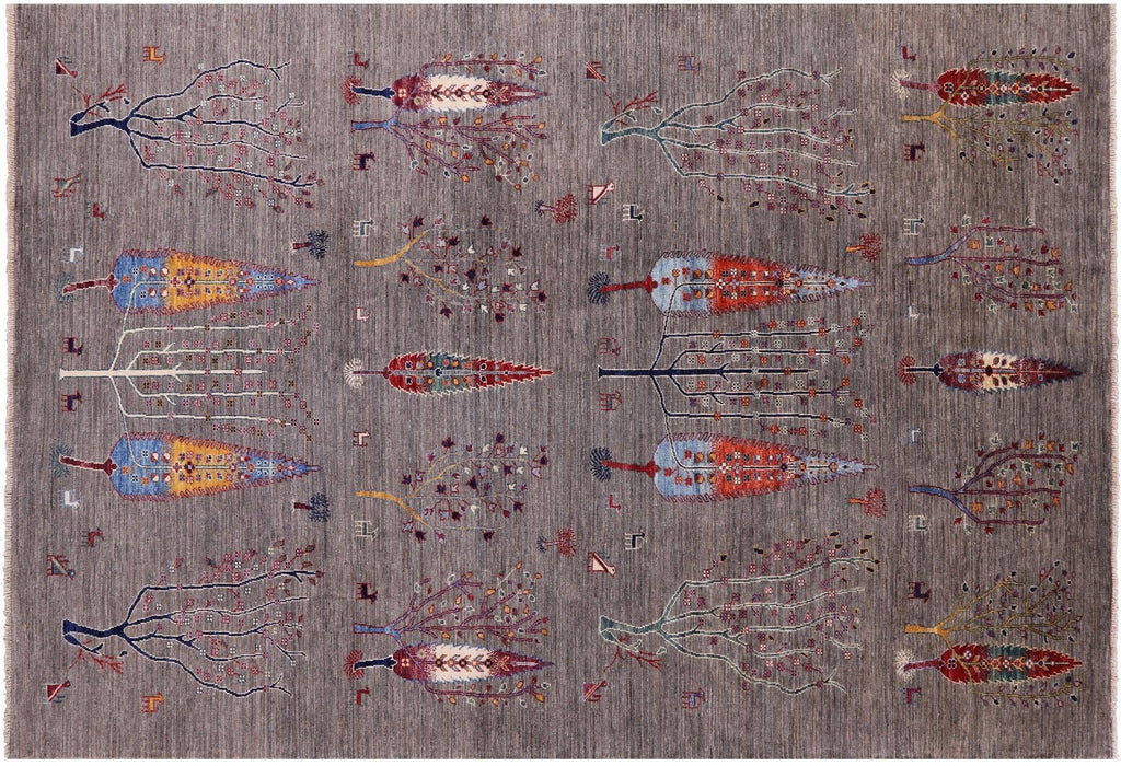 Tribal Persian Gabbeh Handmade Wool Rug - Manhattan Rugs