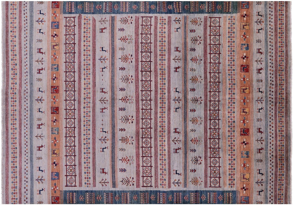 Handmade Tribal Persian Gabbeh Wool Rug - Manhattan Rugs