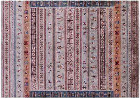Handmade Tribal Persian Gabbeh Wool Rug - Manhattan Rugs