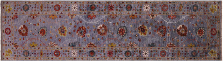 Persian Tabriz Hand Knotted Wool Runner Rug - Manhattan Rugs
