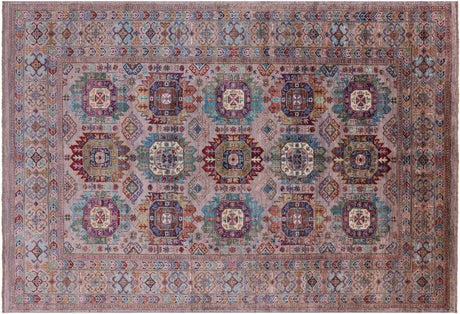 Fine Turkmen Hand-Knotted Wool Rug - Manhattan Rugs