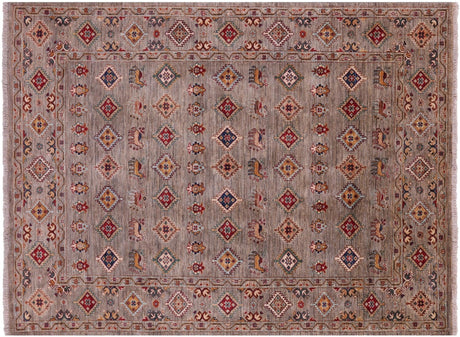 Tribal Persian Gabbeh Hand Knotted Rug - Manhattan Rugs