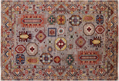 Fine Turkmen Ersari Hand-Knotted Wool Rug - Manhattan Rugs