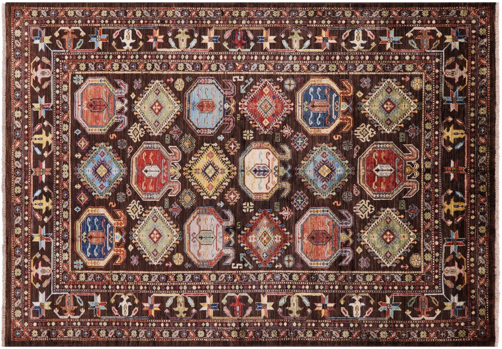 Fine Turkmen Ersari Hand-Knotted Wool Rug - Manhattan Rugs
