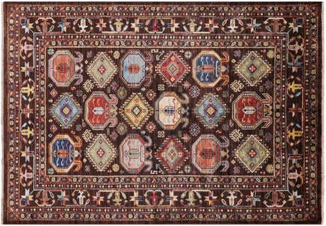 Fine Turkmen Ersari Hand-Knotted Wool Rug - Manhattan Rugs