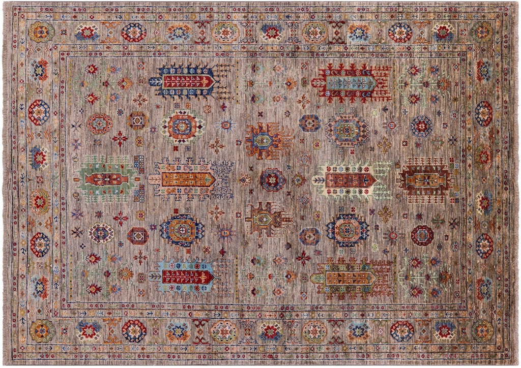 Fine Turkmen Ersari Hand-Knotted Wool Rug - Manhattan Rugs