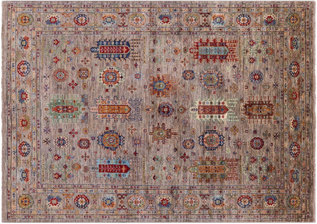 Fine Turkmen Ersari Hand-Knotted Wool Rug - Manhattan Rugs