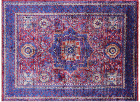 Handmade Geometric Mamluk Wool Rug - Manhattan Rugs