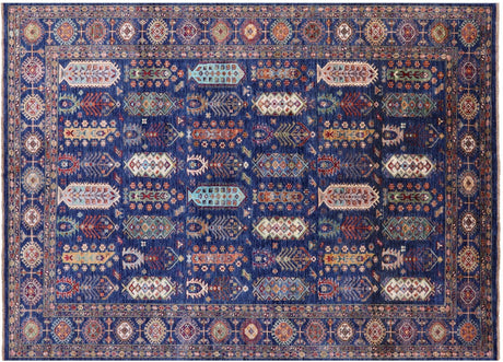 Hand-Knotted Tribal Fine Serapi Wool Rug - Manhattan Rugs