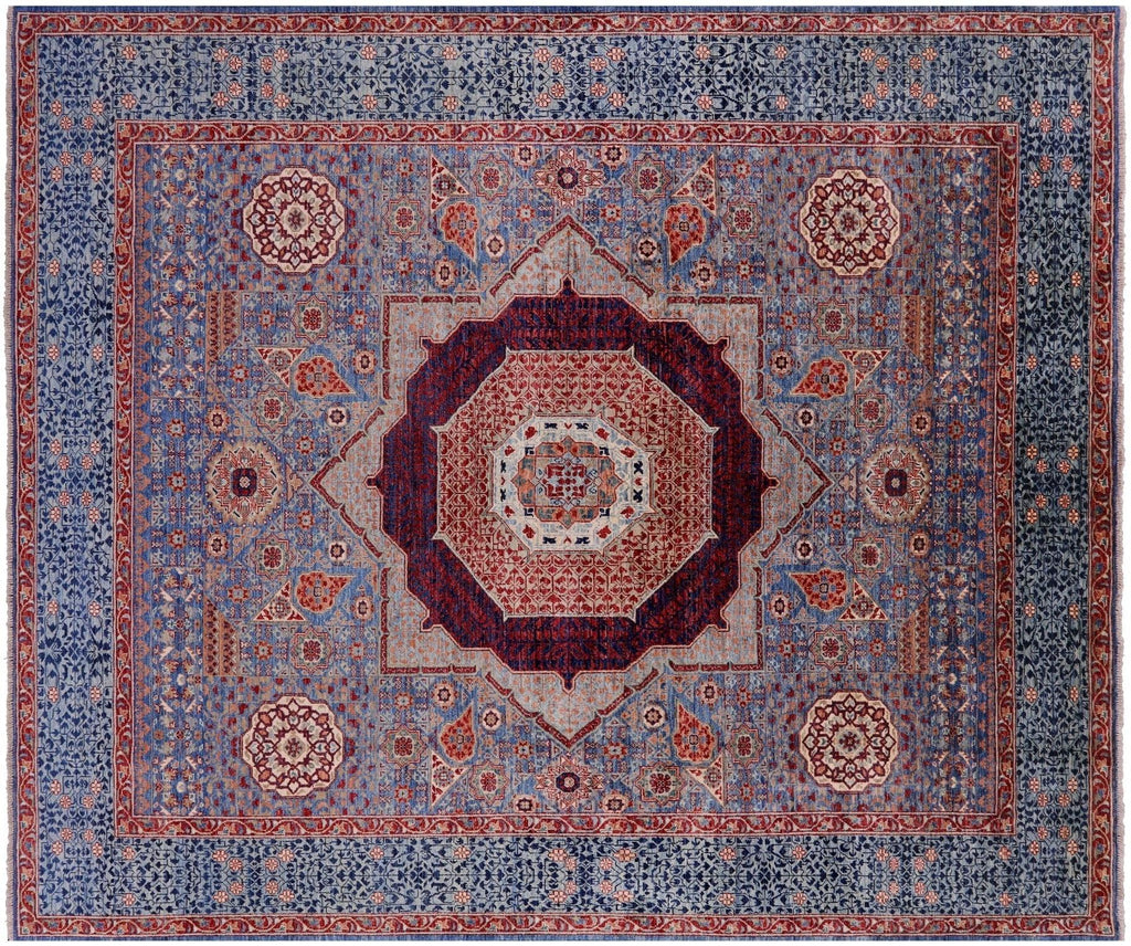 Geometric Mamluk Handmade Wool Rug - Manhattan Rugs