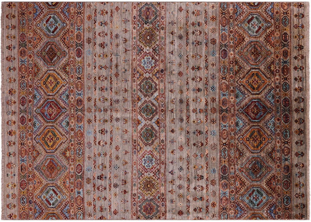 Super Kazak Khorjin Hand-Knotted Wool Rug - Manhattan Rugs