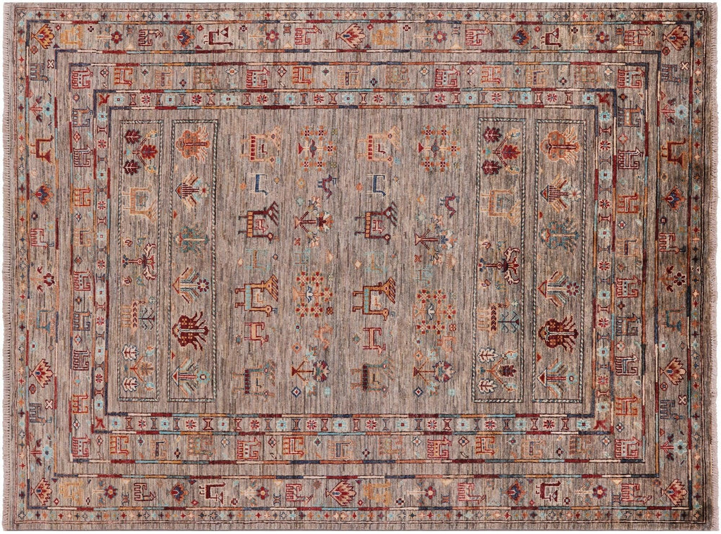 Tribal Persian Gabbeh Hand Knotted Rug - Manhattan Rugs