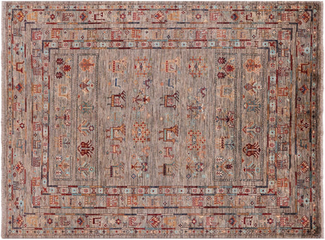 Tribal Persian Gabbeh Hand Knotted Rug - Manhattan Rugs