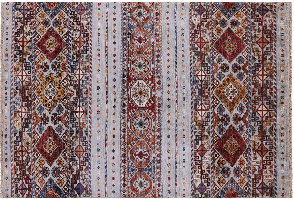 Handmade Khorjin Super Kazak Wool Rug - Manhattan Rugs