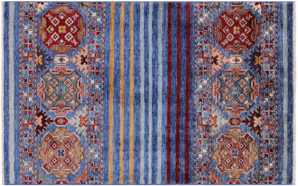 Handmade Khorjin Super Kazak Wool Rug - Manhattan Rugs