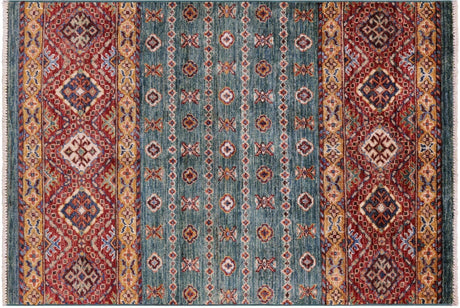 Khorjin Super Kazak Handmade Wool Rug - Manhattan Rugs