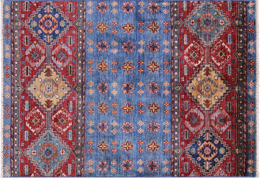 Khorjin Super Kazak Hand-Knotted Wool Rug - Manhattan Rugs