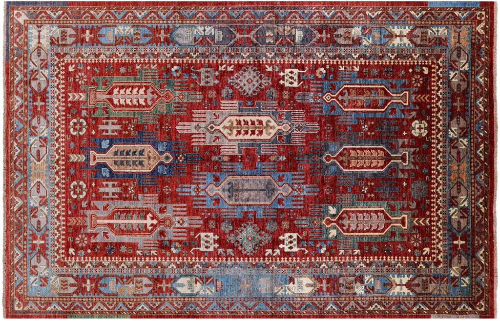 Hand-Knotted Tribal Fine Serapi Wool Rug - Manhattan Rugs