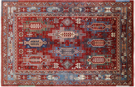 Hand-Knotted Tribal Fine Serapi Wool Rug - Manhattan Rugs