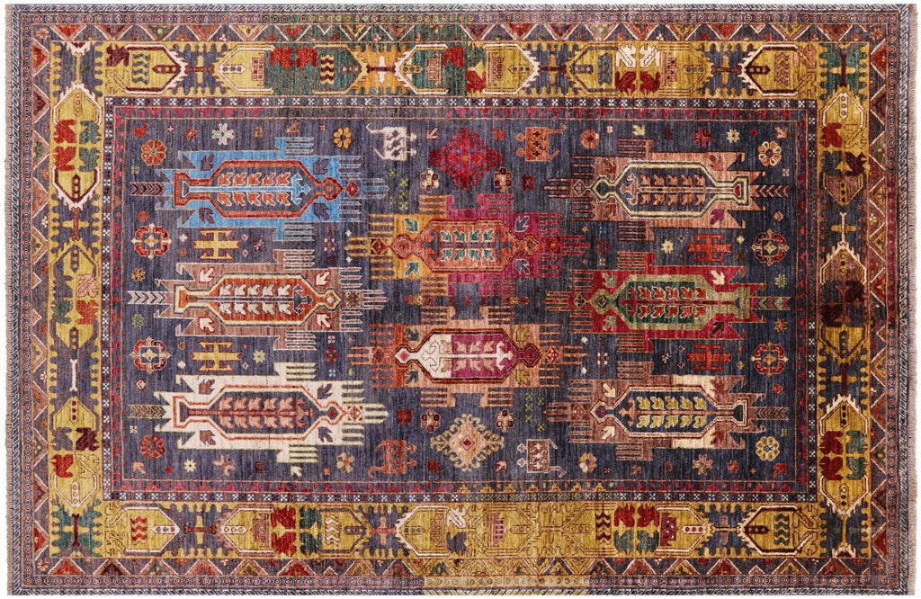Tribal Fine Serapi Hand-Knotted Wool Rug - Manhattan Rugs