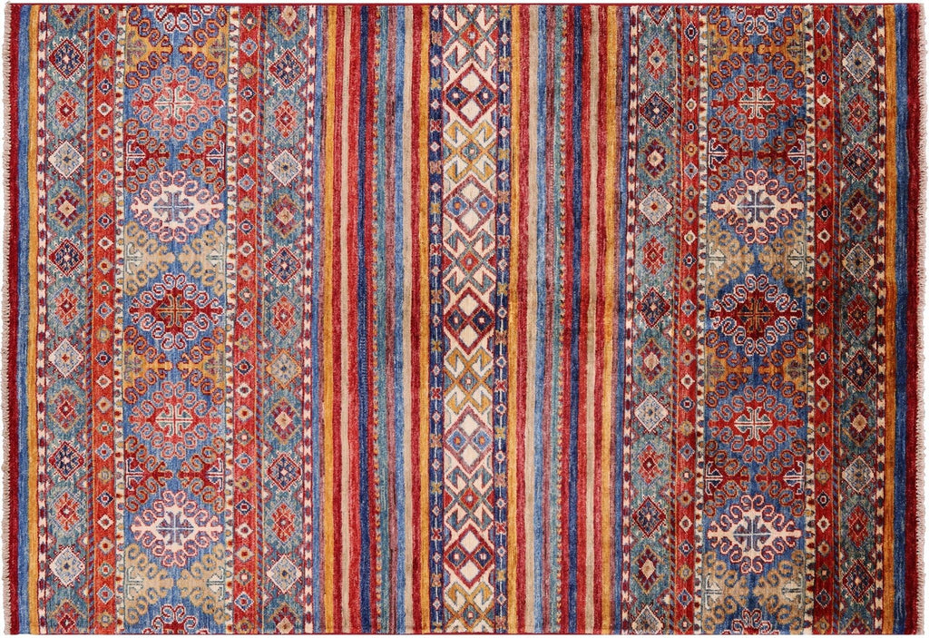 Khorjin Super Kazak Hand-Knotted Wool Rug - Manhattan Rugs