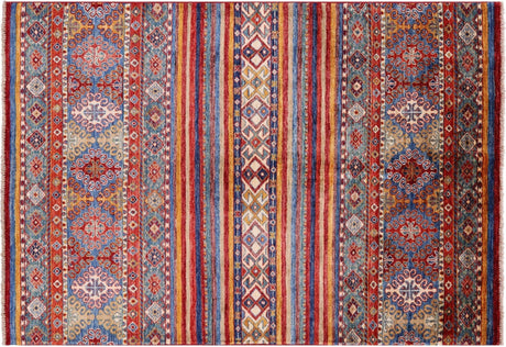Khorjin Super Kazak Hand-Knotted Wool Rug - Manhattan Rugs