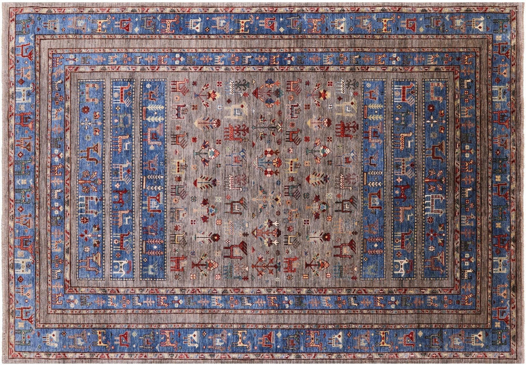 Tribal Persian Gabbeh Handmade Wool Rug - Manhattan Rugs