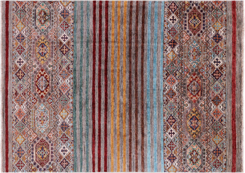 Handmade Khorjin Super Kazak Wool Rug - Manhattan Rugs