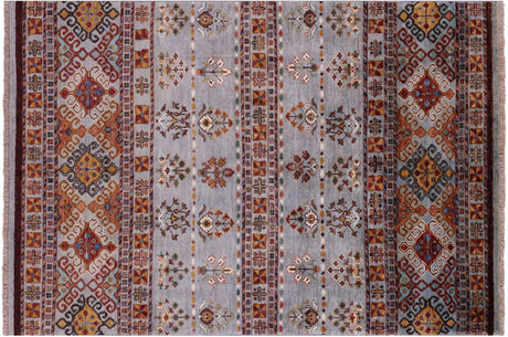 Super Kazak Khorjin Hand-Knotted Wool Rug - Manhattan Rugs
