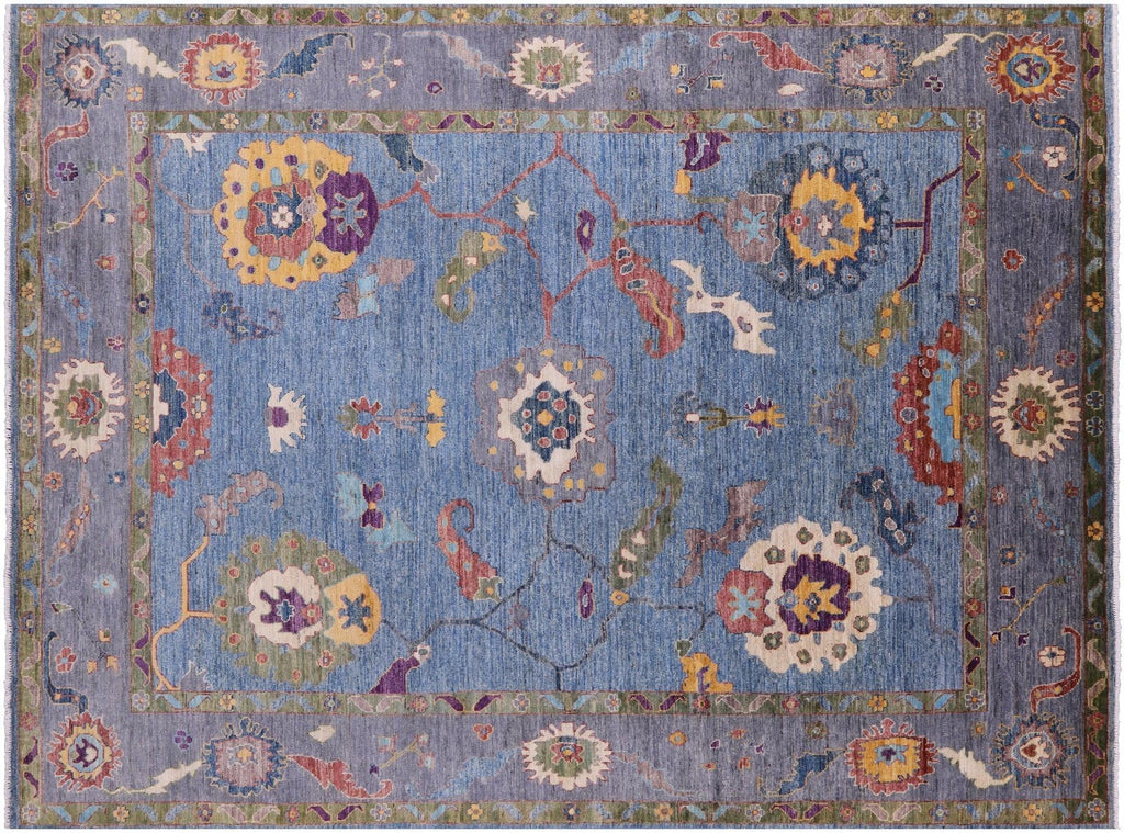 Turkish Oushak Hand Knotted Wool Rug - Manhattan Rugs